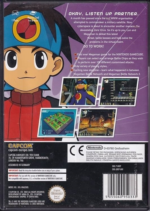 Megaman Network Transmission - GameCube (B Grade) (Genbrug)